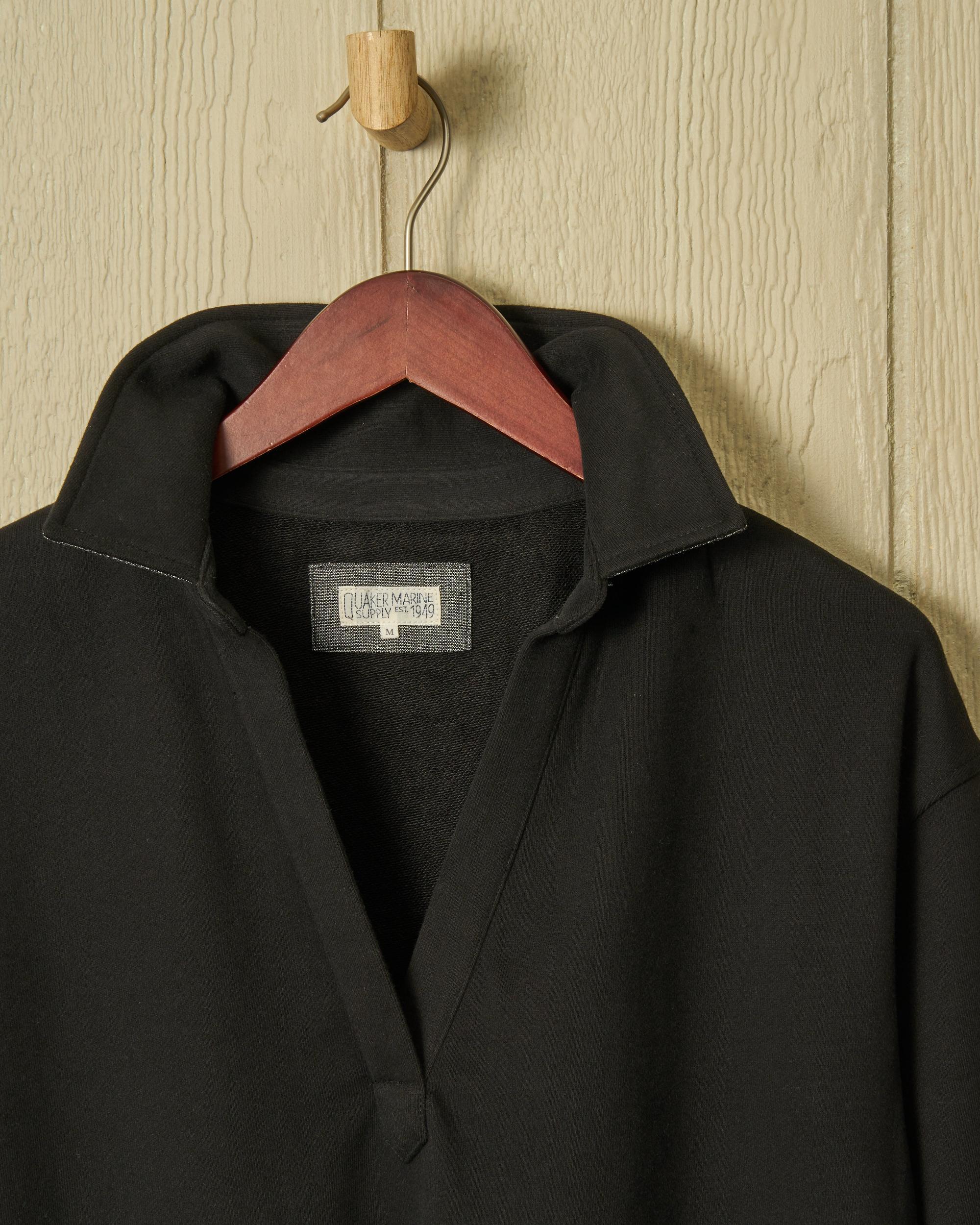 Inlet Pullover in Black Loopback Terry Product Image