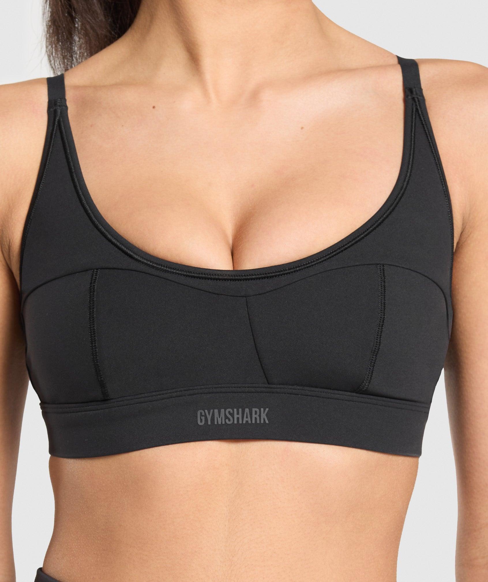 Gymshark Superset Sports Bra - Black Female Product Image