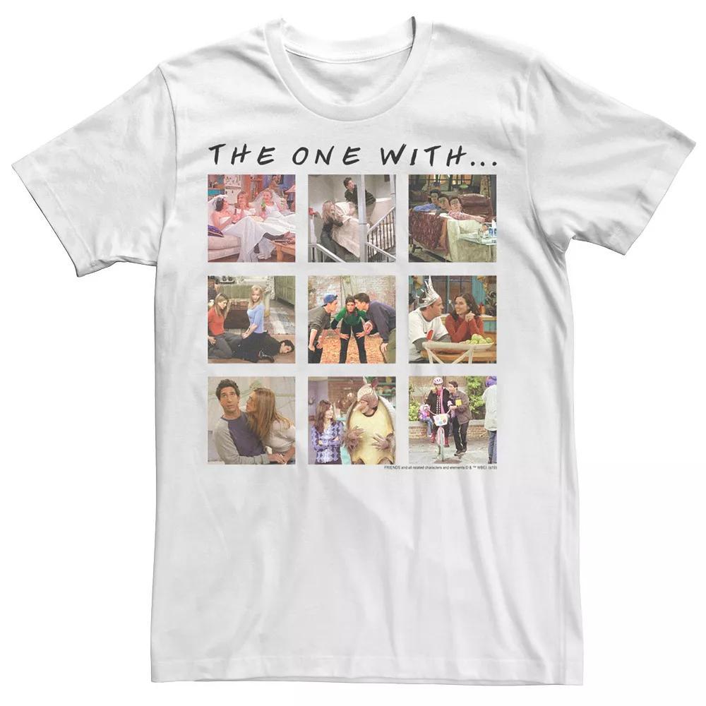 Men's Friends Group Shot The One With Character Panels Tee,  Product Image