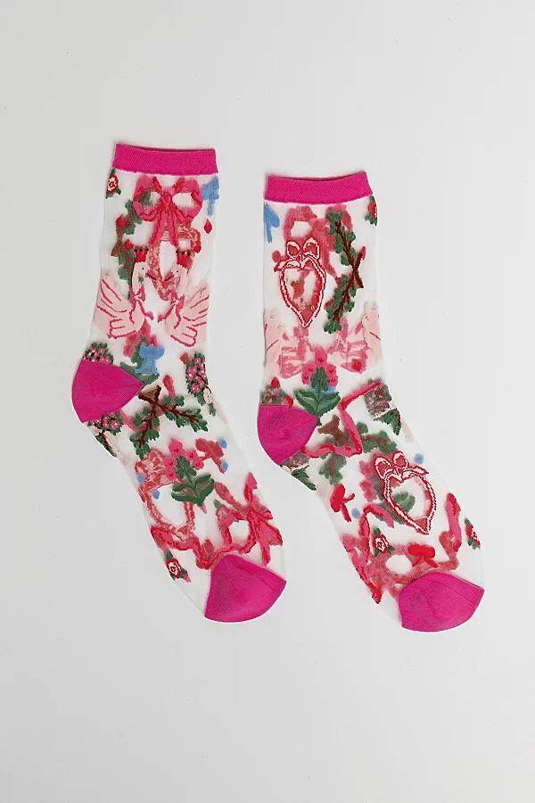 Sock Candy Balletcore Sheer Sock Womens at Urban Outfitters Product Image