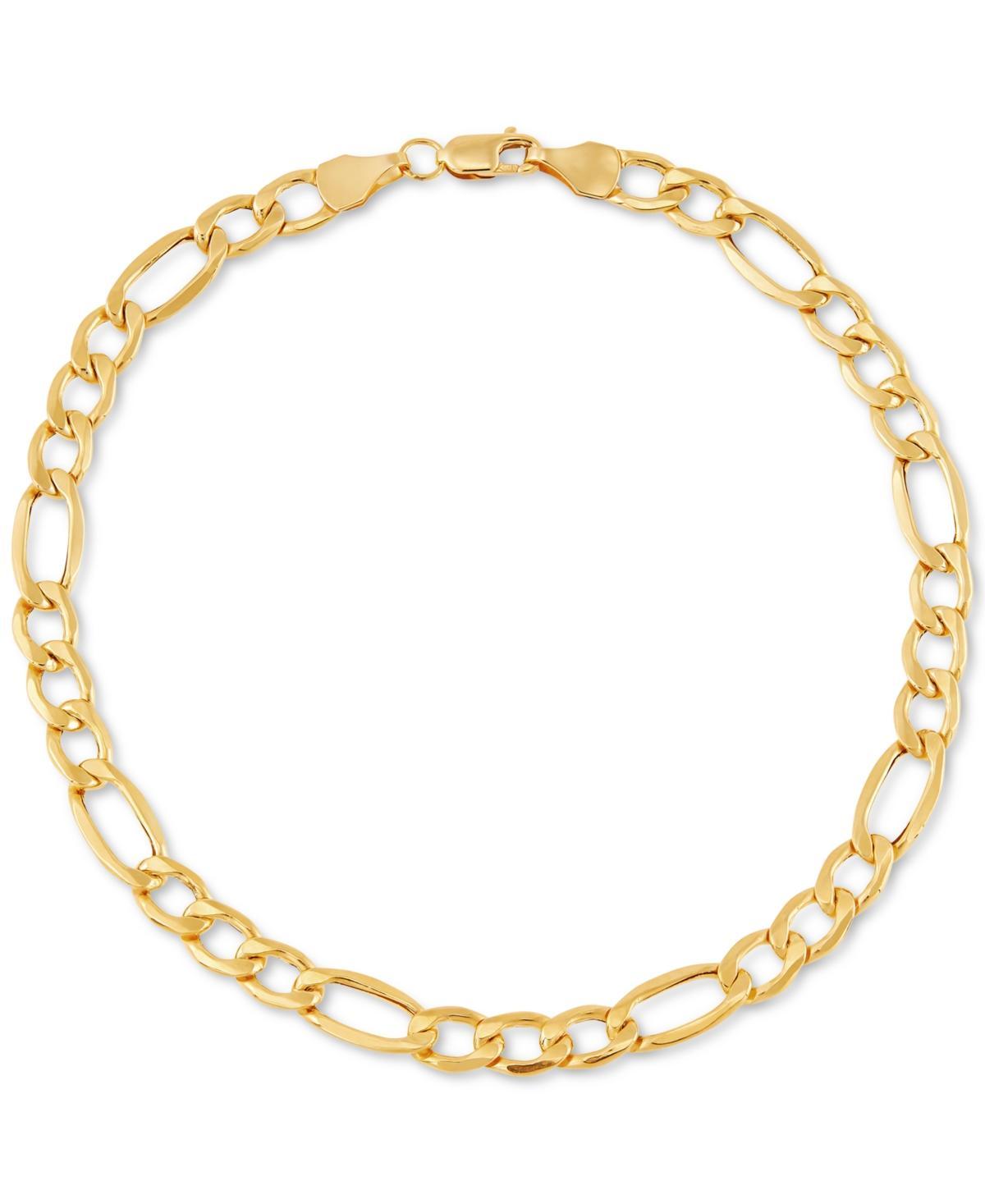 Italian Gold Figaro Link Chain Bracelet in 10k Gold Product Image