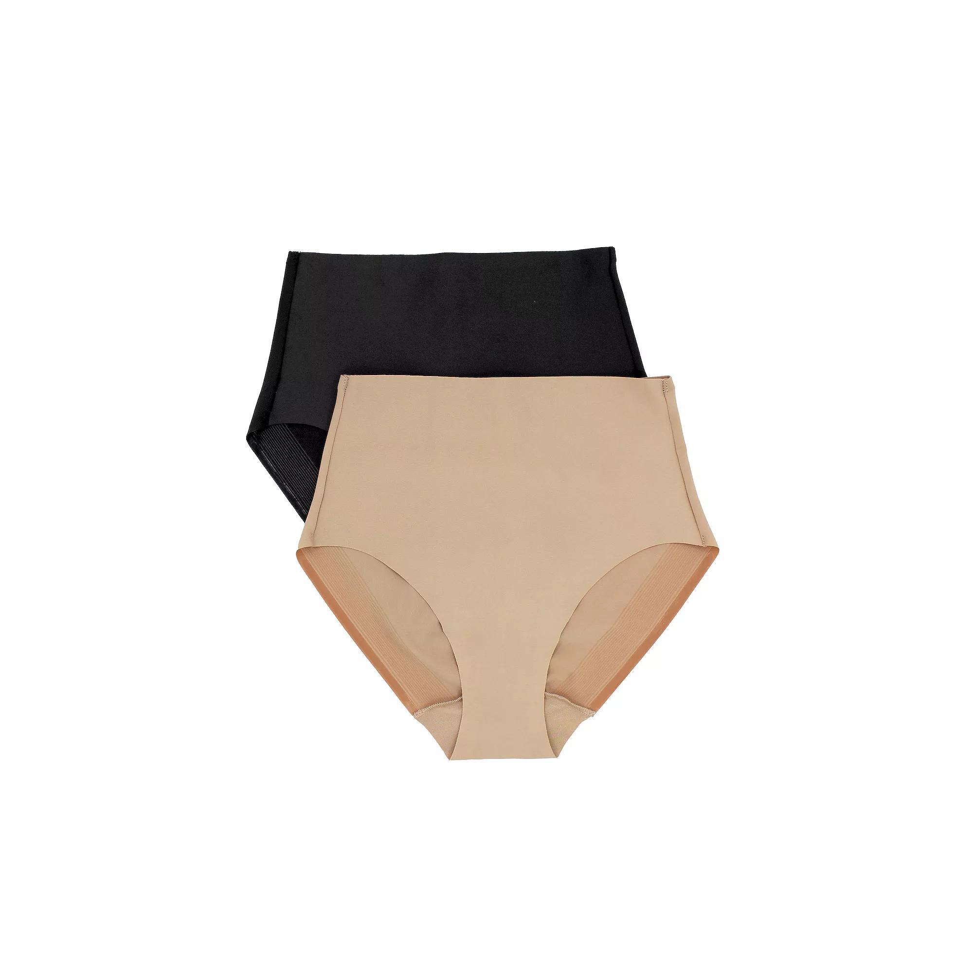Women's Naomi & Nicole® 2-Pack Light Control Shapewear Briefs 7534P,  Product Image
