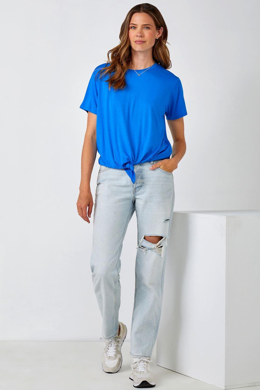 Tie Front Tee Product Image