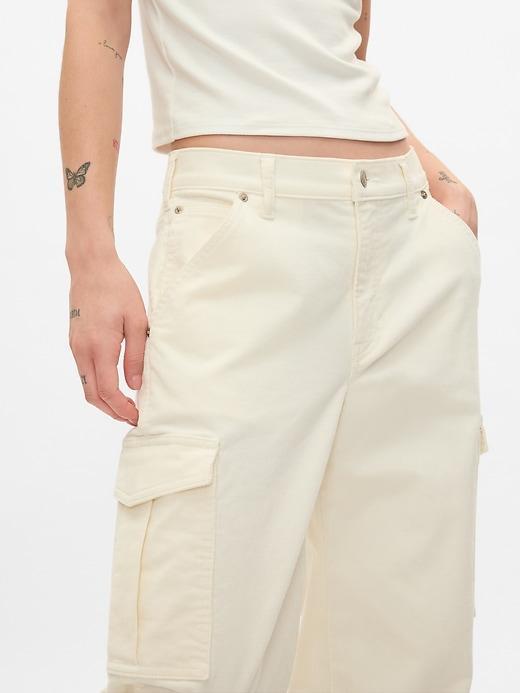 Mid Rise Double Cargo '90s Loose Jeans Product Image