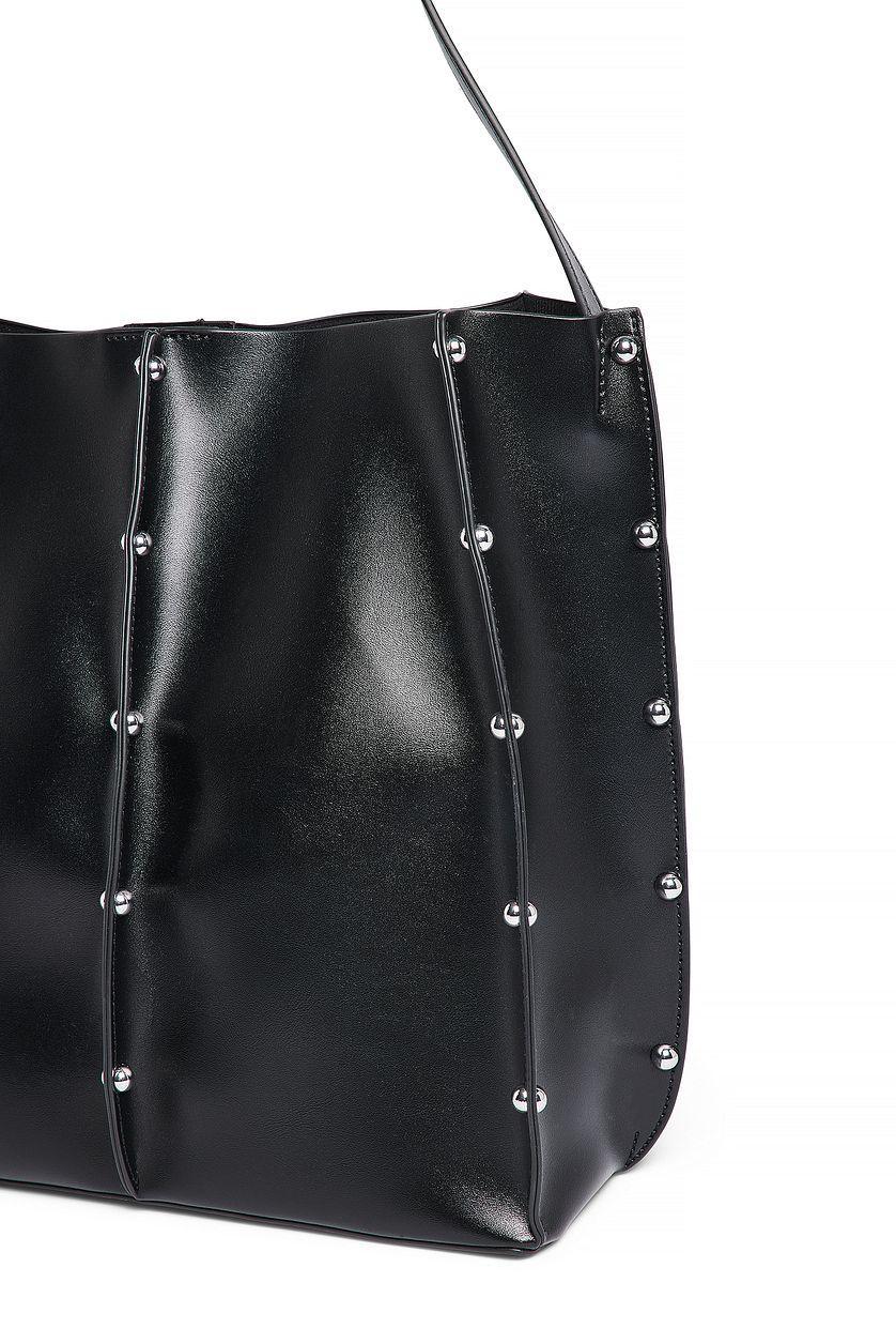 Studded Tote Bucket Bag Product Image