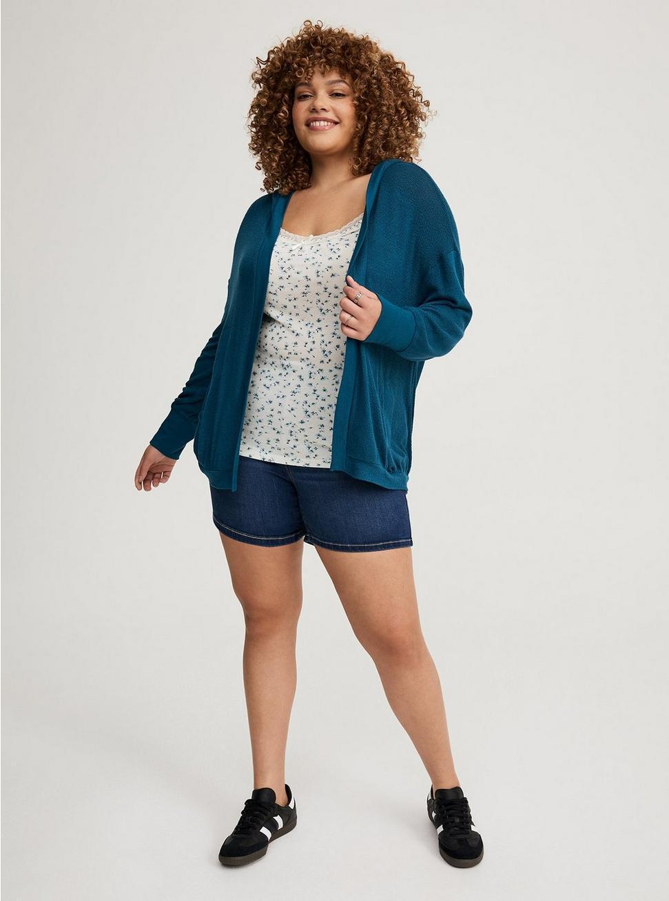 Open Hooded Cardigan Product Image