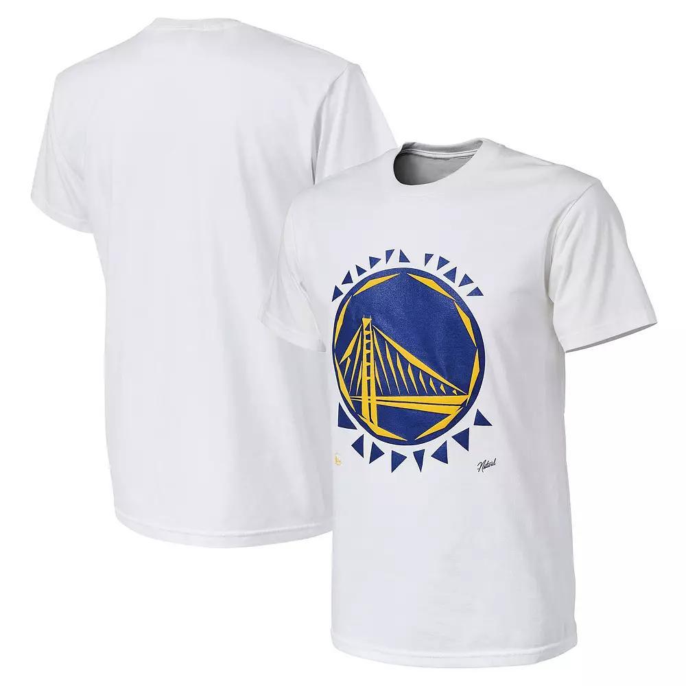 Men's NBA x Naturel White Golden State Warriors No Caller ID T-Shirt, Size: 3XL Product Image