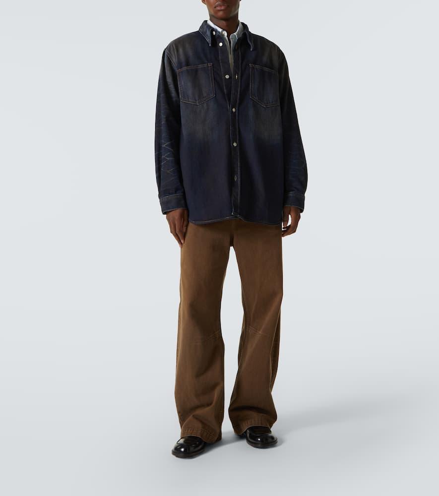 ACNE STUDIOS Karto Darkside Denim Shirt In Dark Blue Product Image