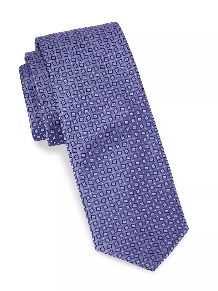 Geometric Silk Tie Product Image