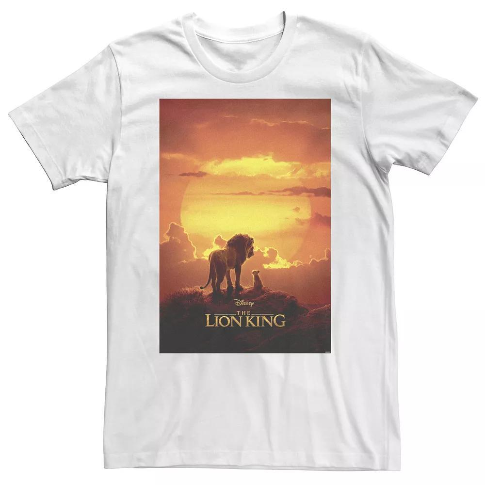 Big & Tall Disney The Lion King Pride Rock Live Action Movie Poster Tee, Men's,  Product Image