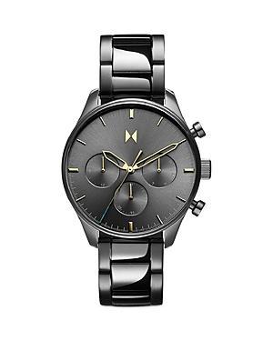 MVMT Mens Airhawk Chronograph Black Stainless Steel Bracelet Watch Product Image