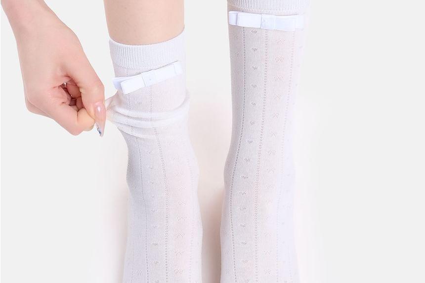 Bow Crew Socks Set Product Image