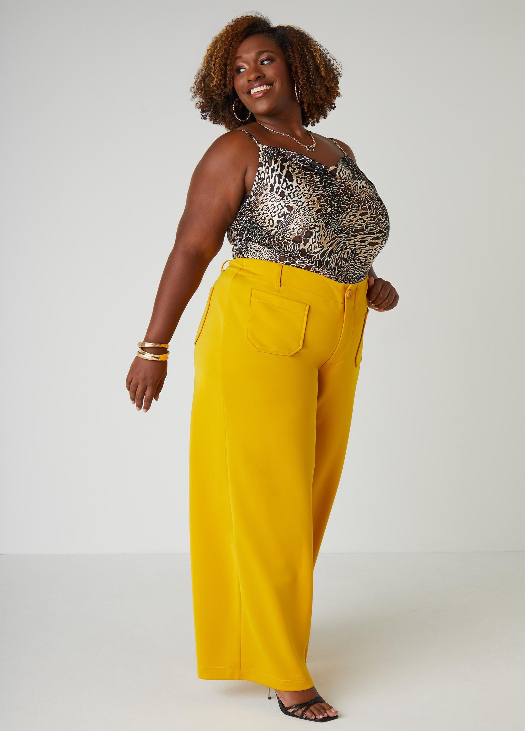 Scuba Wide Leg Pants Product Image