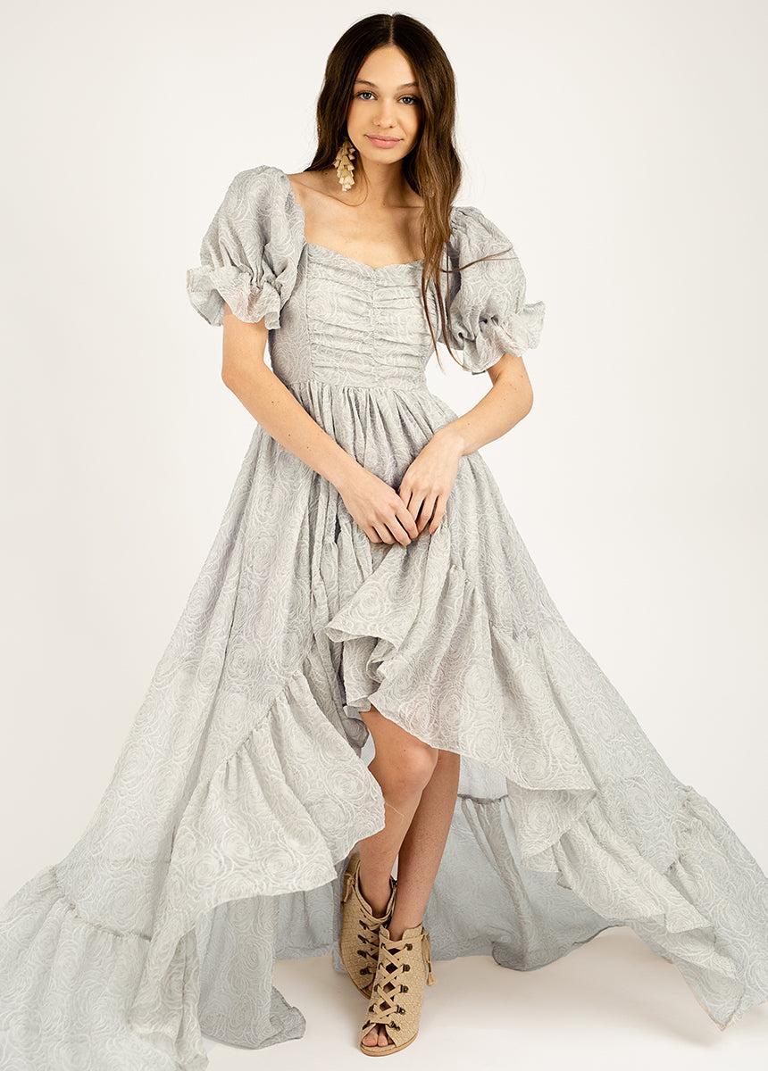 Swan Impact Dress in Smoke Product Image