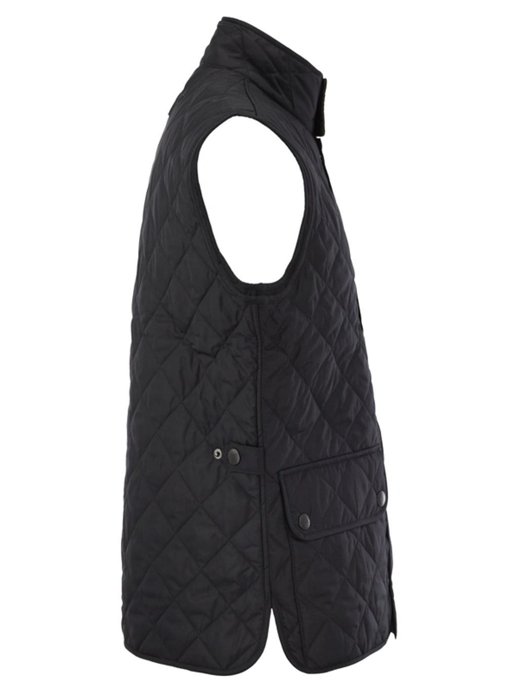 BARBOUR Lowerdale Quilted Cotton Vest In Navy Product Image