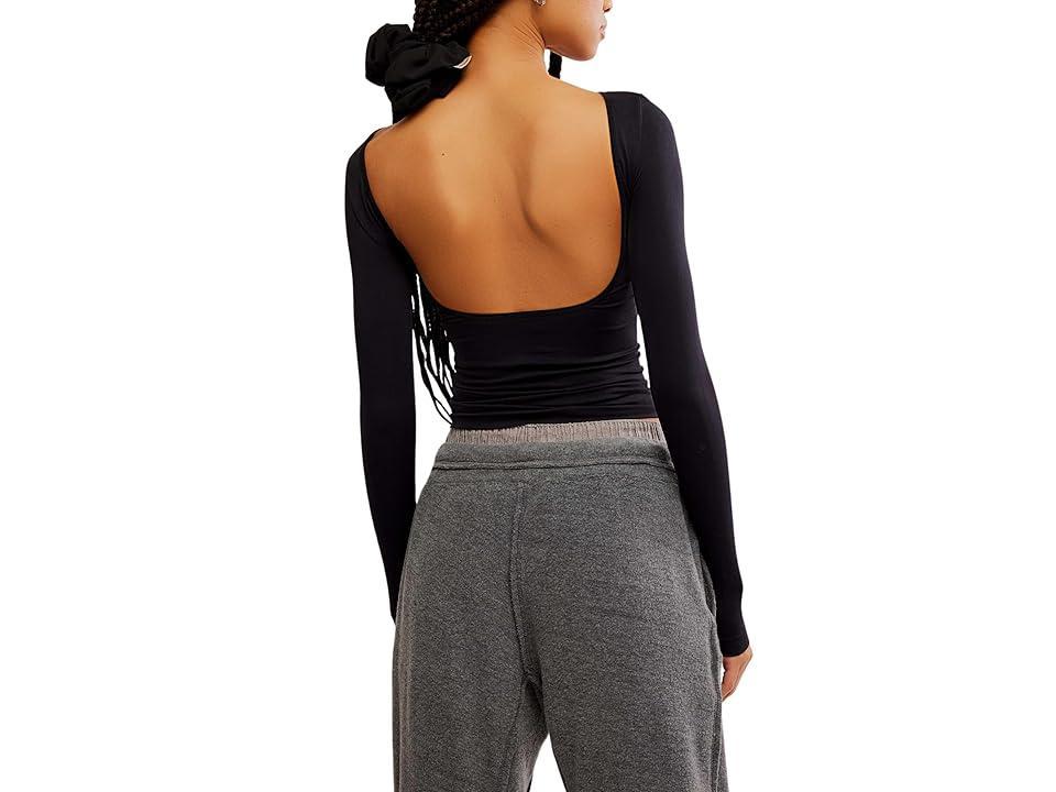 Free People Low Back Seamless Long Sleeve Women's Clothing Product Image