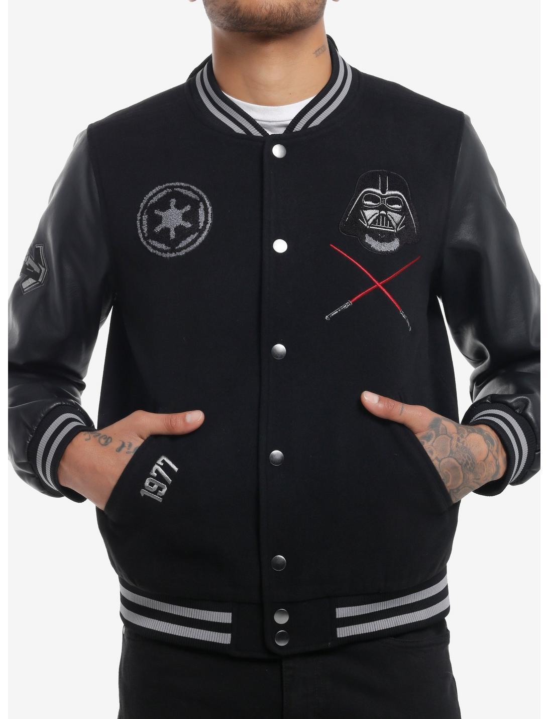 Our Universe Star Wars Darth Vader Hooded Varsity Jacket Product Image