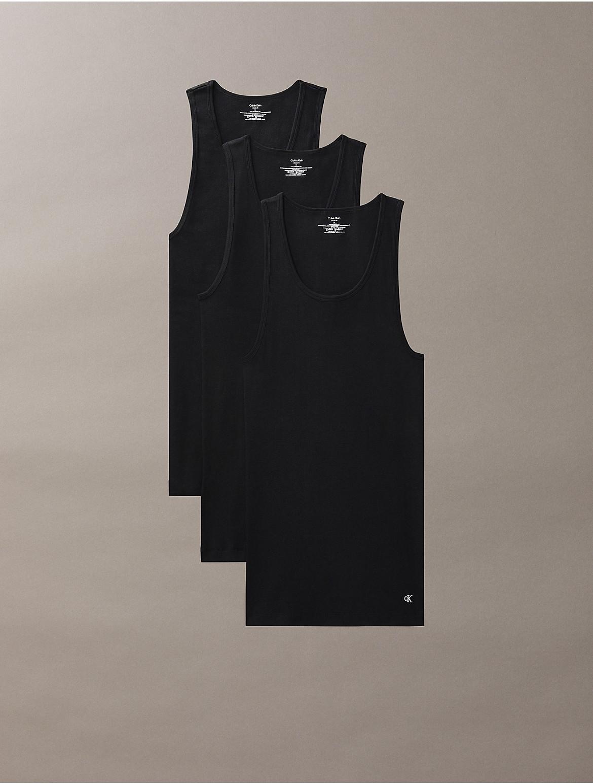 Calvin Klein Mens Cotton Classics 3-Pack Tank Top - Multi - S Product Image