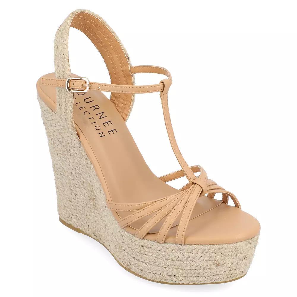 Journee Yara Women's Wedge Sandals,  Product Image