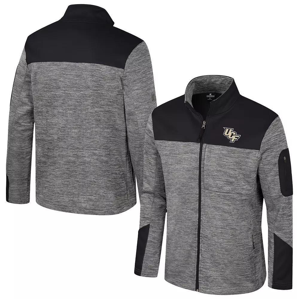 Men's Colosseum Gray/Black UCF Knights Guard Full-Zip Jacket,  Product Image