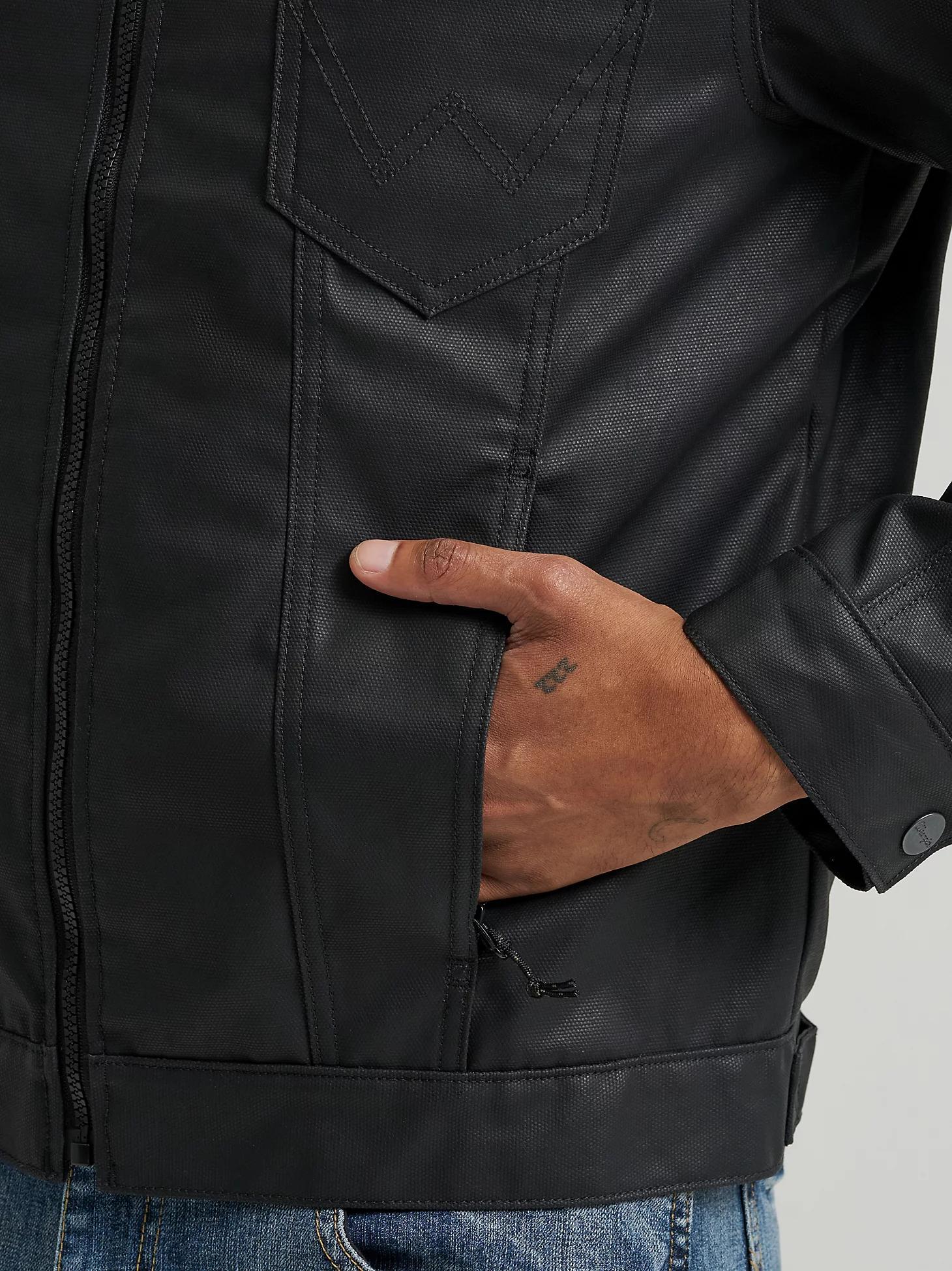 Wrangler All Terrain Gear Men's Outdoor Trucker Jacket in Jet Product Image