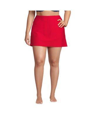 Lands End Womens Texture Swim Skirt Swim Bottoms Product Image