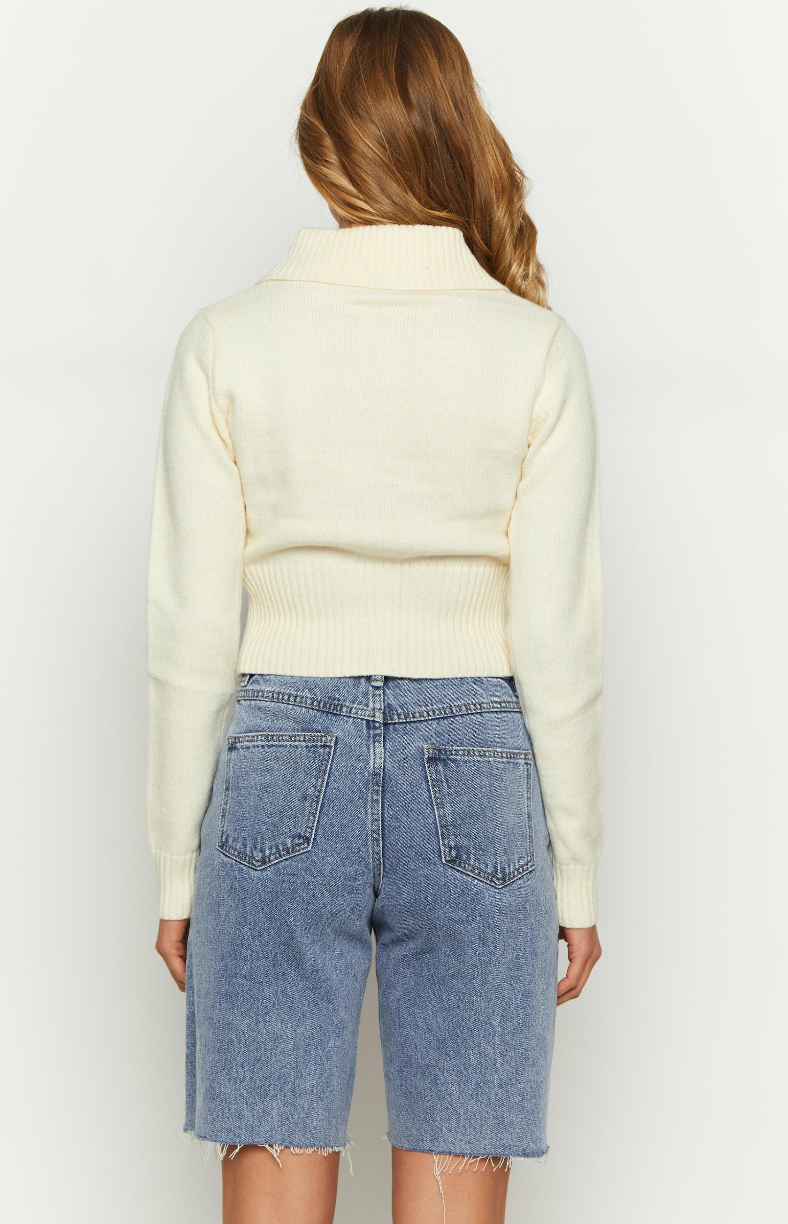 Cozy Cloud Cream Sweater Product Image