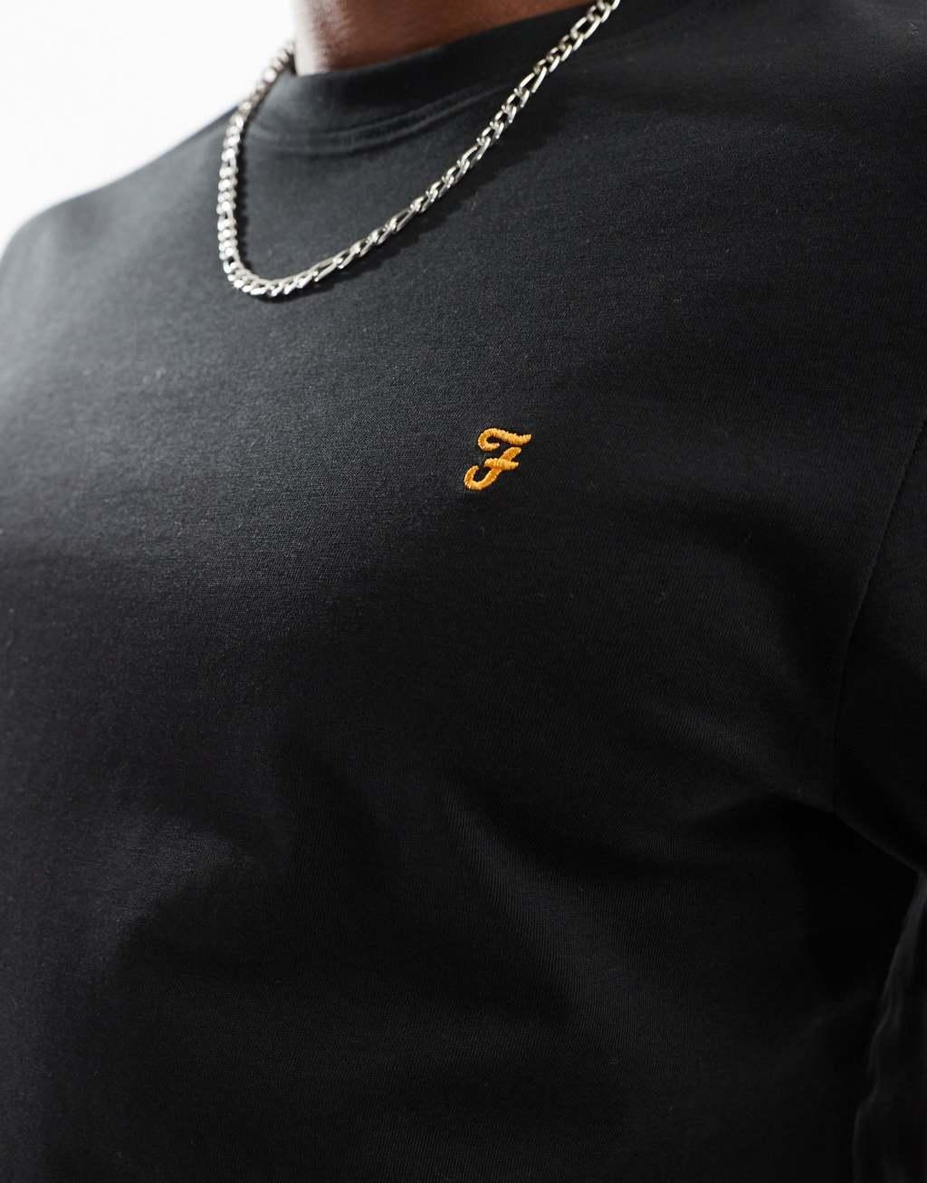 Farah Danny t-shirt in black Product Image