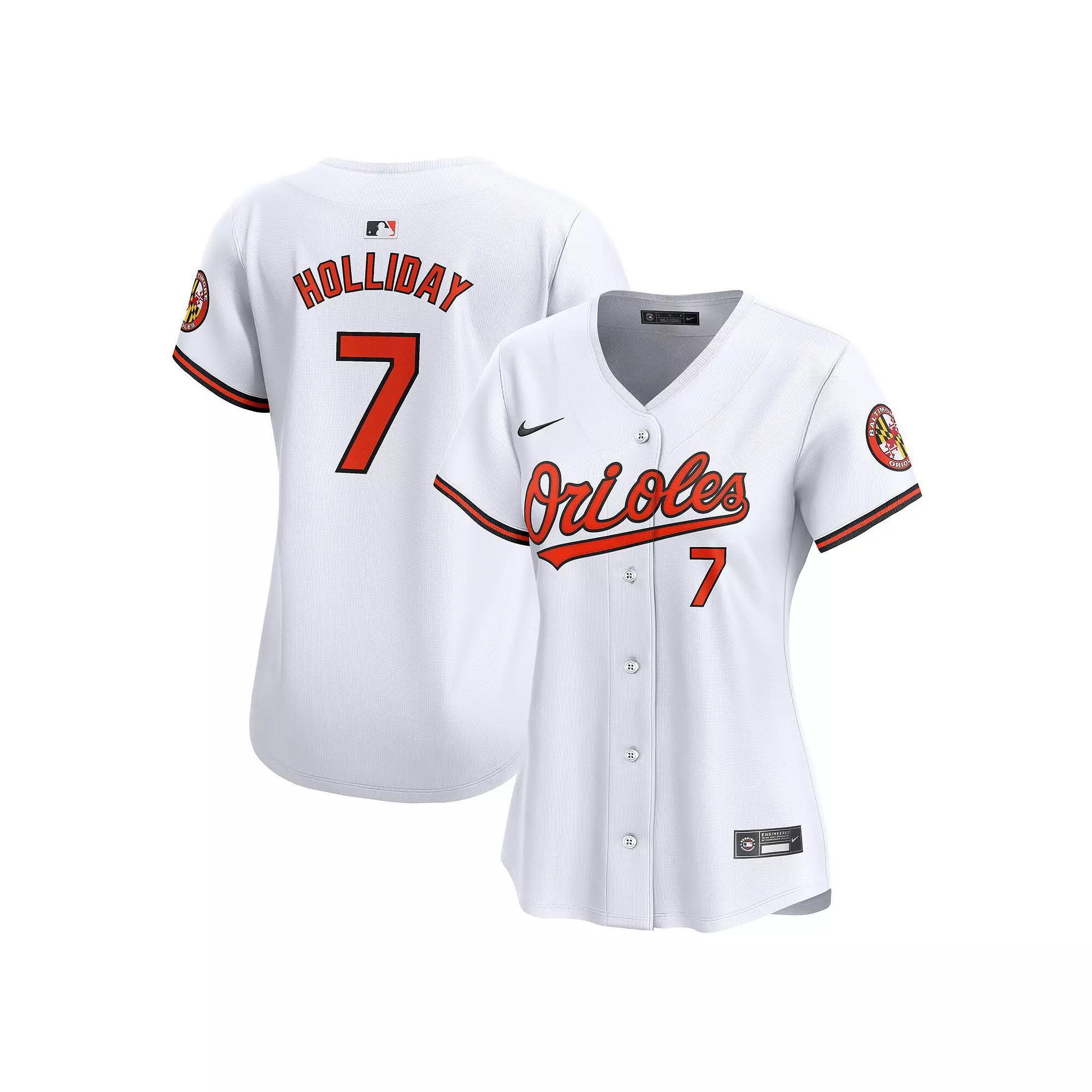 Women's Nike Jackson Holliday White Baltimore Orioles Home Limited Player Jersey, Size: XL Product Image