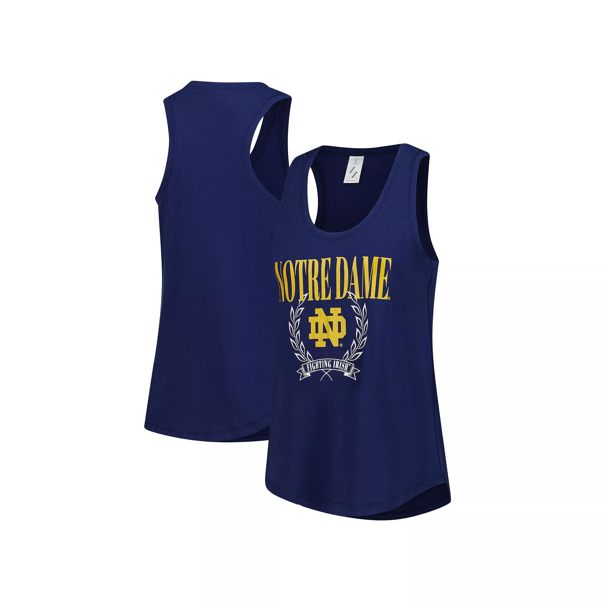Women's ZooZatz Navy Notre Dame Fighting Irish Everyday Tank Top, Size: XS, Blue Product Image