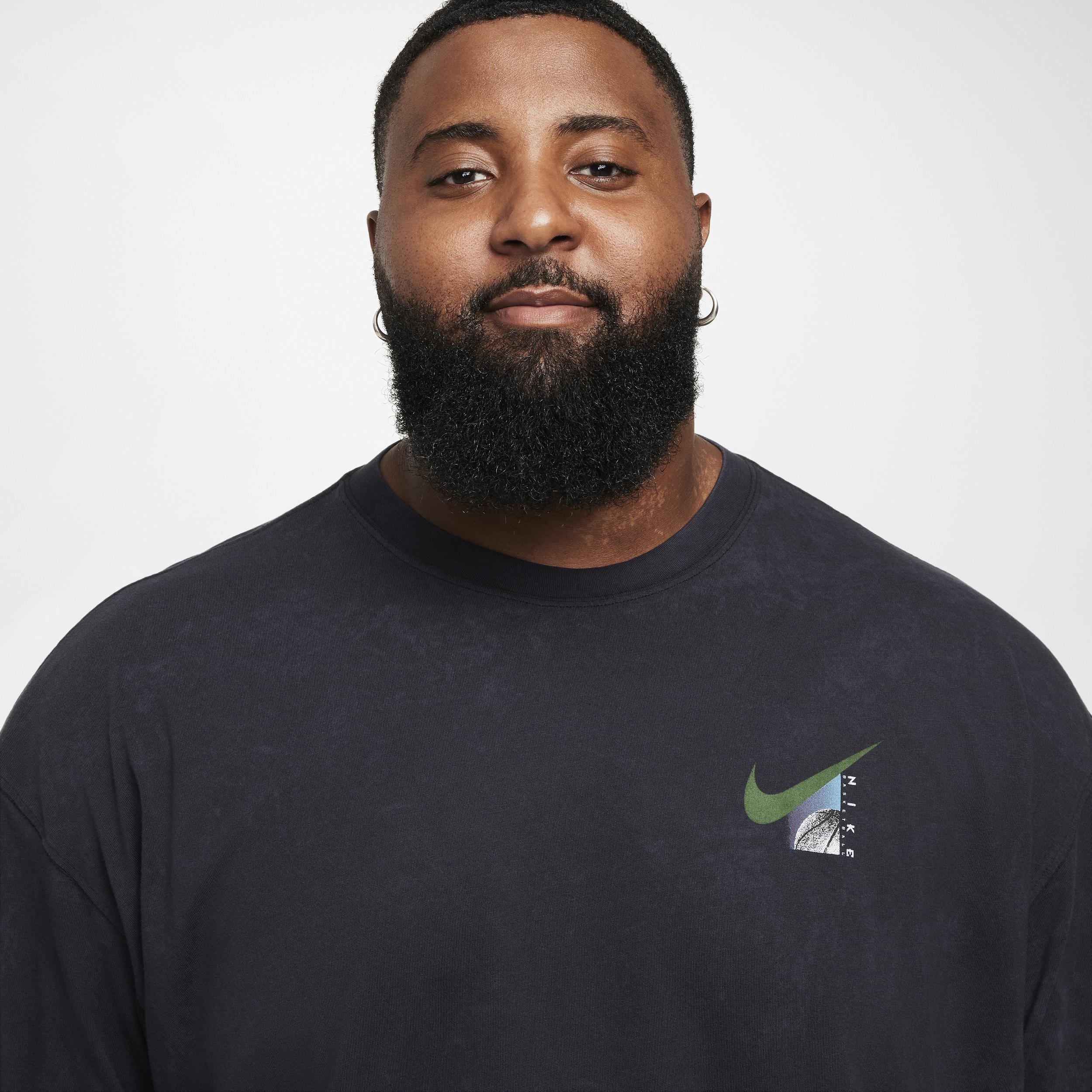 Nike Mens Max90 Long-Sleeve Basketball T-Shirt | HF6195-010 Product Image