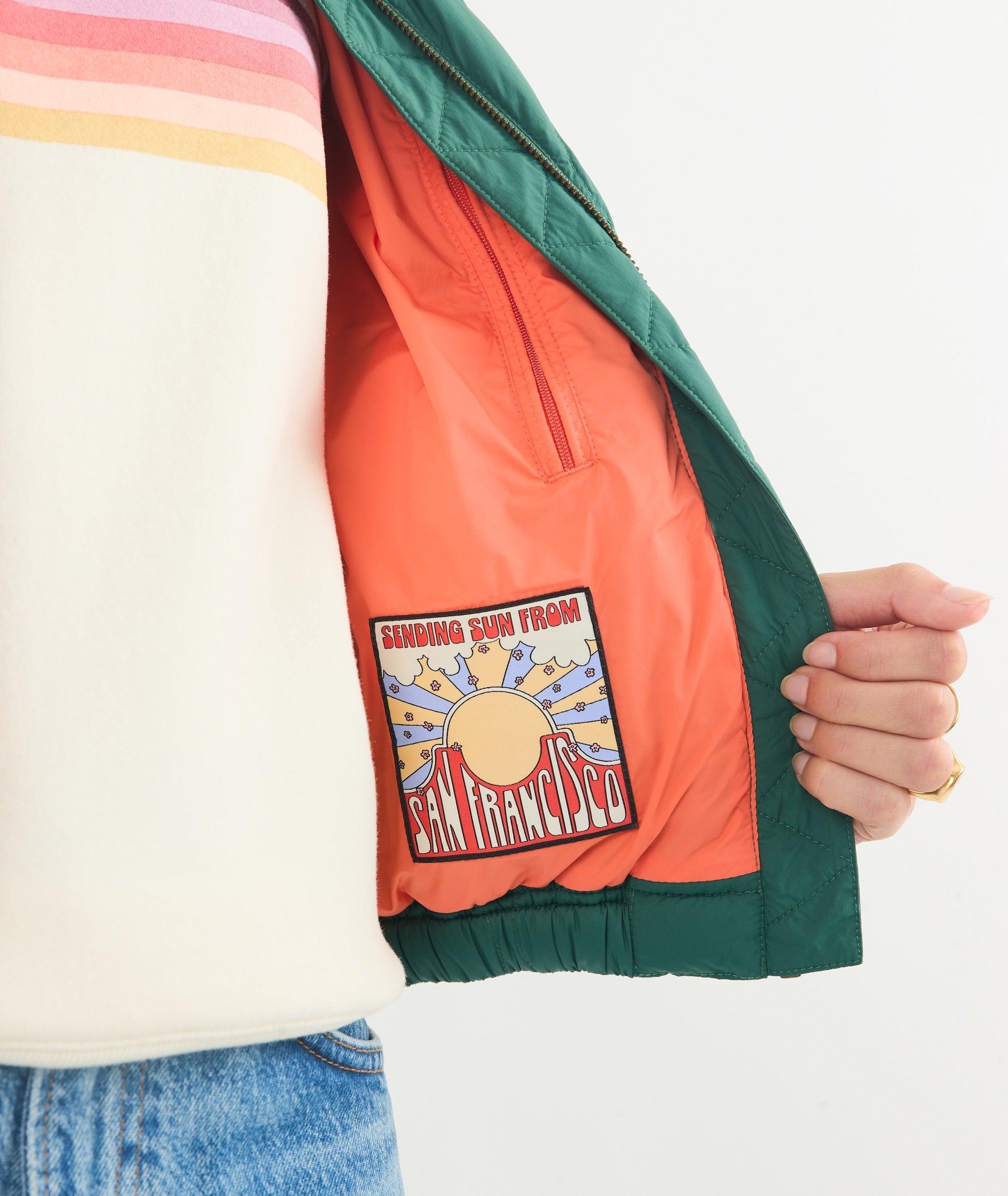 Avalon Lightweight Quilted Bomber Product Image