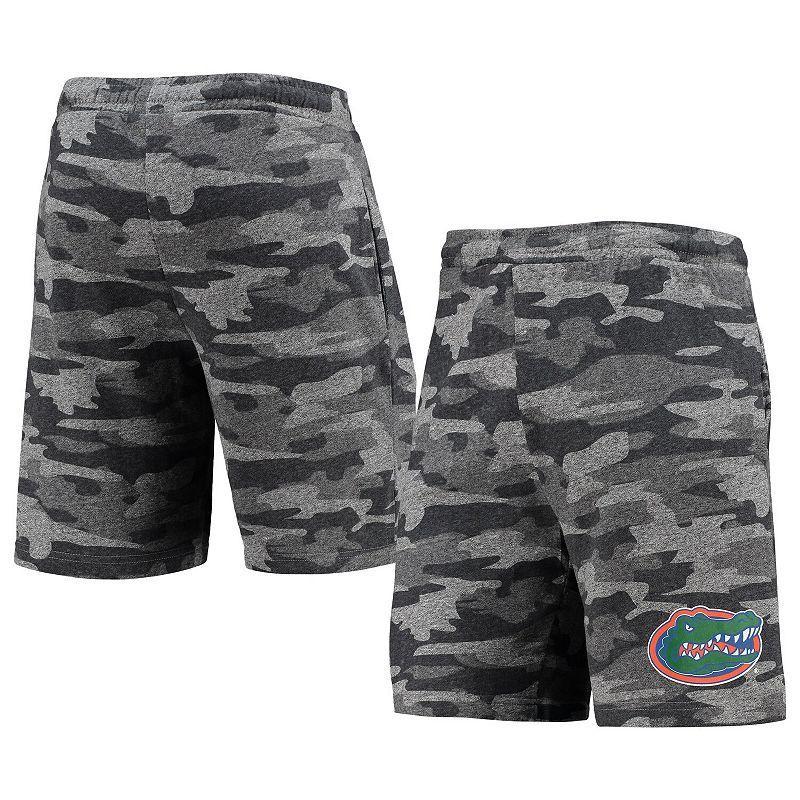 Men's Concepts Sport Charcoal/Gray Florida Gators Camo Backup Terry Jam Lounge Shorts,  Product Image