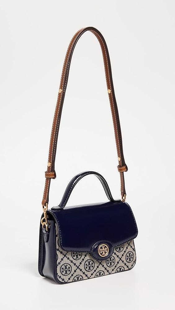 Tory Burch T Monogram Spazzolato Top Handle Satchel | Shopbop Product Image