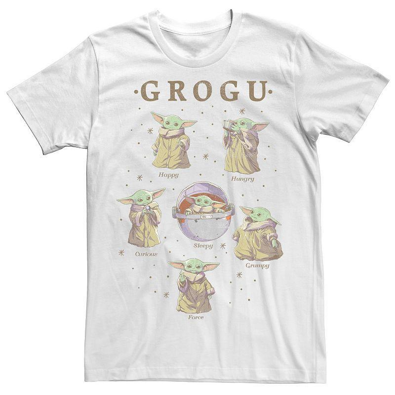 Men's Star Wars: The Mandalorian Grogu Moods R16 Tee,  Product Image