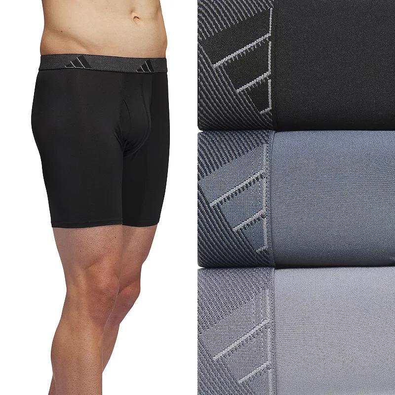 Mens adidas 3-pack Microfiber Boxer Briefs Product Image