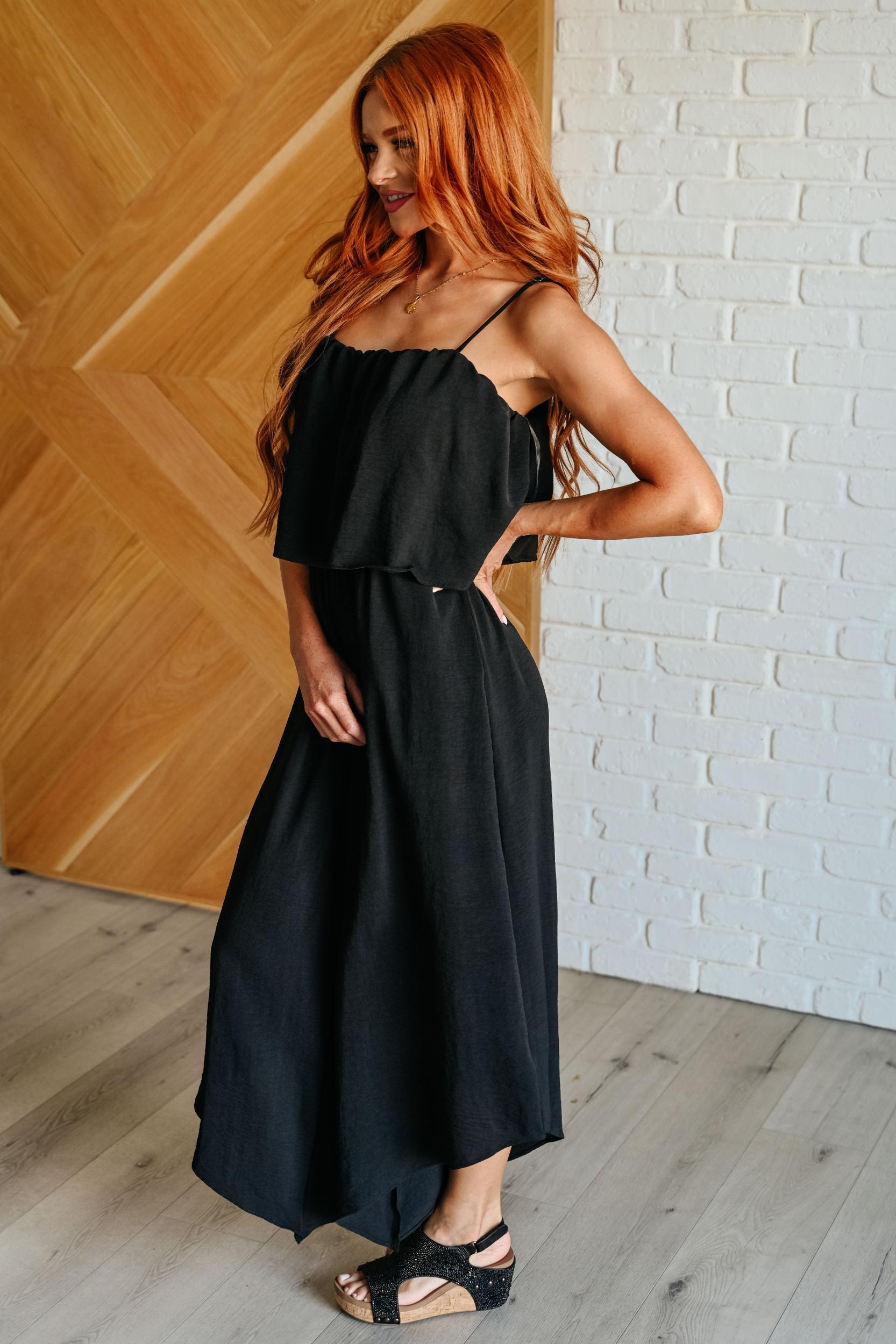 When All is Said and Done Spaghetti Strap Jumpsuit - ONLINE EXCLUSIVE! Product Image