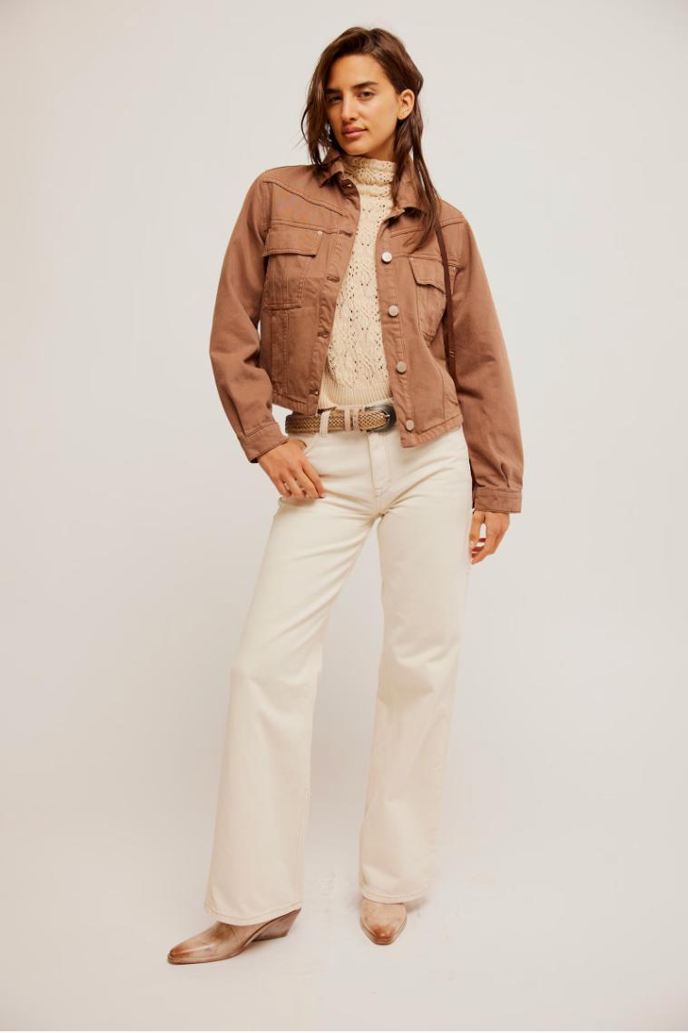 Jade Denim Jacket Product Image