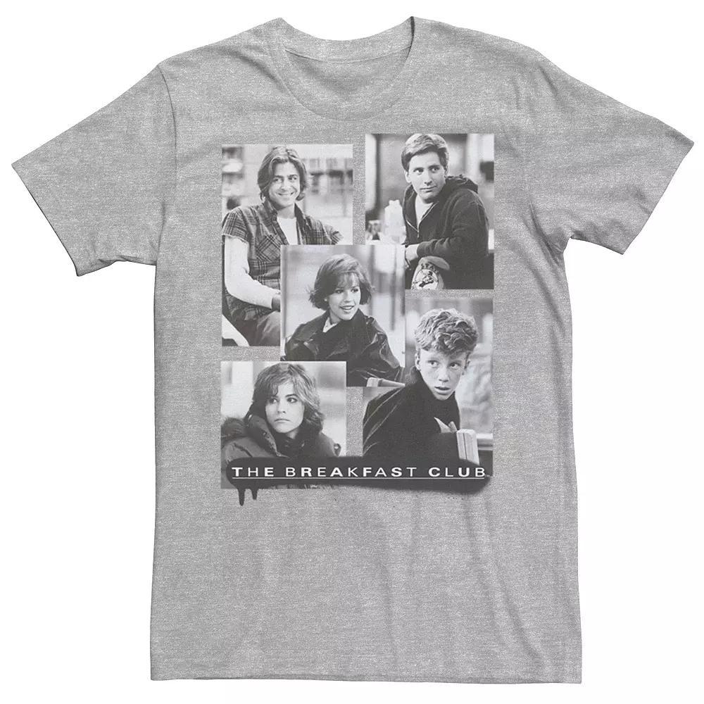 Men's The Breakfast Club Character Tee, Size: Medium, Athletic Grey Product Image