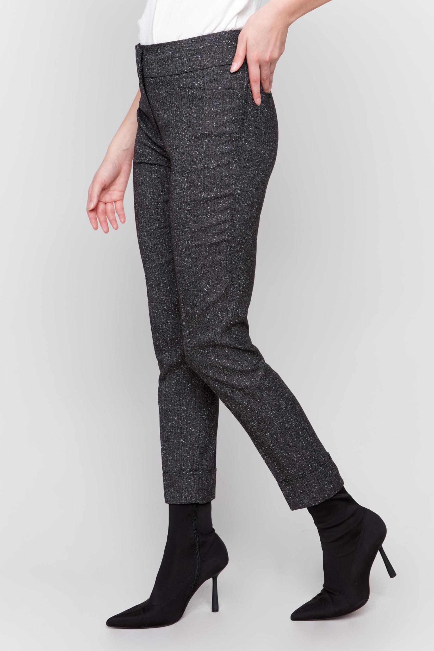Speckled Woven Pants Product Image