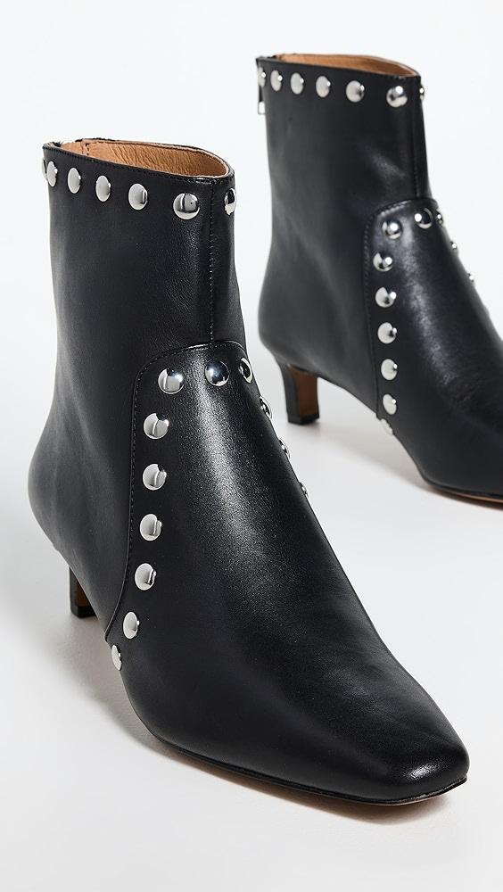 Madewell Dimes Kitten Heel Studded Boots | Shopbop Product Image