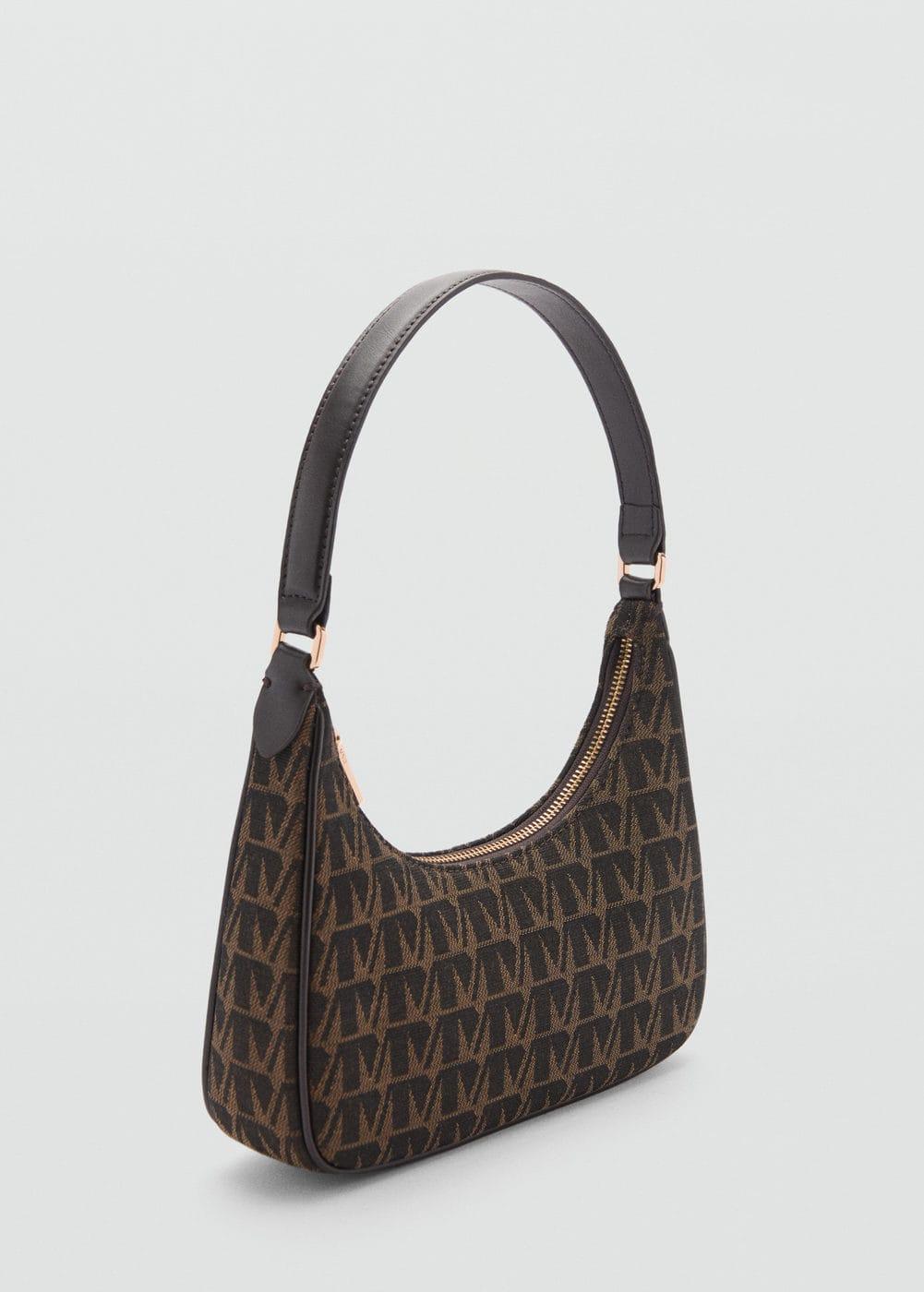 Jacquard shoulder bag - Women | MANGO USA Product Image