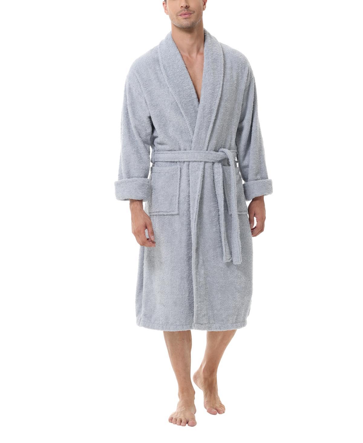 Men's INK+IVY Cotton Terry Robe, Size: XS/Small, Med Blue Product Image