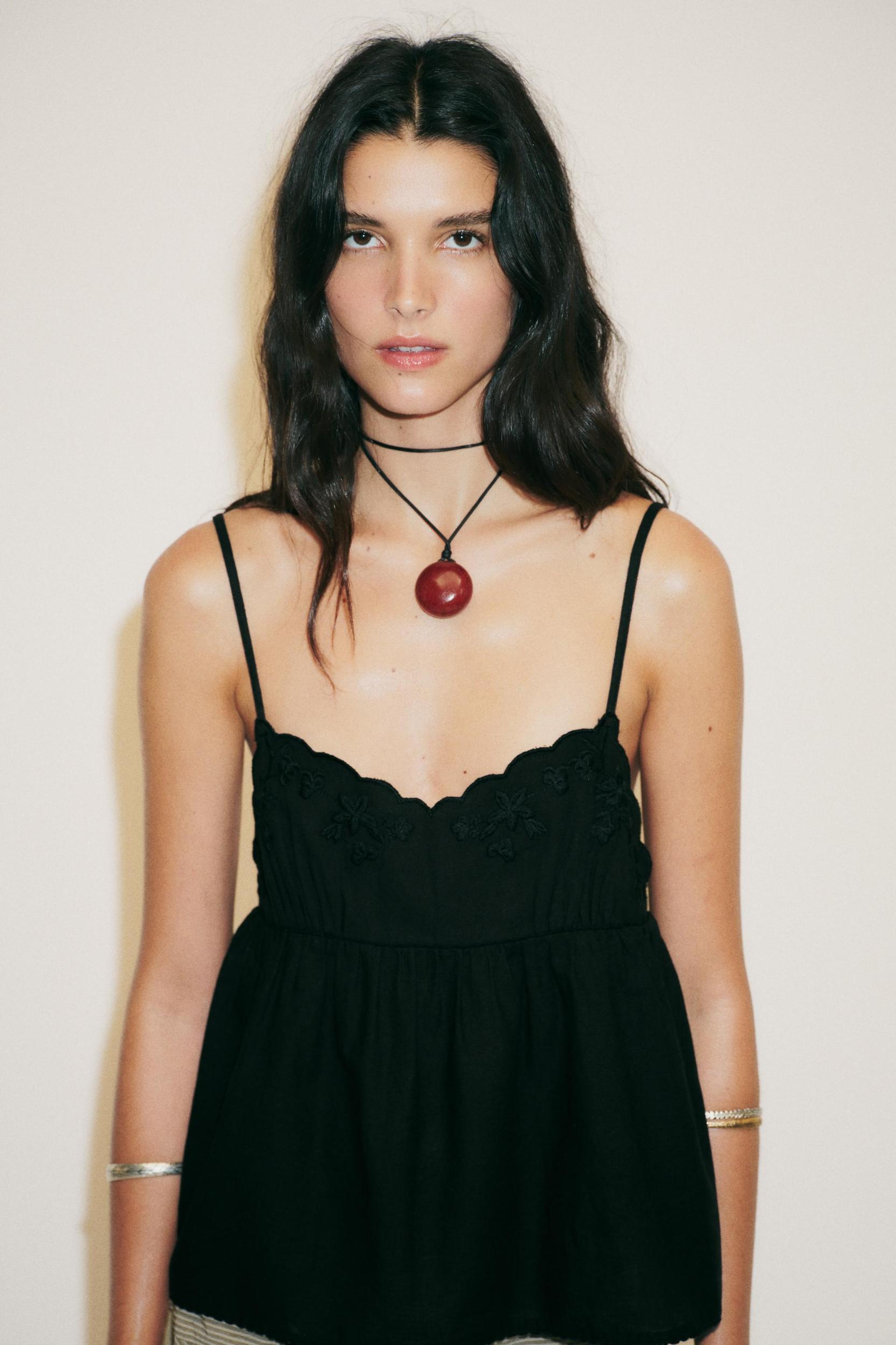 EMBROIDERED TOP Product Image