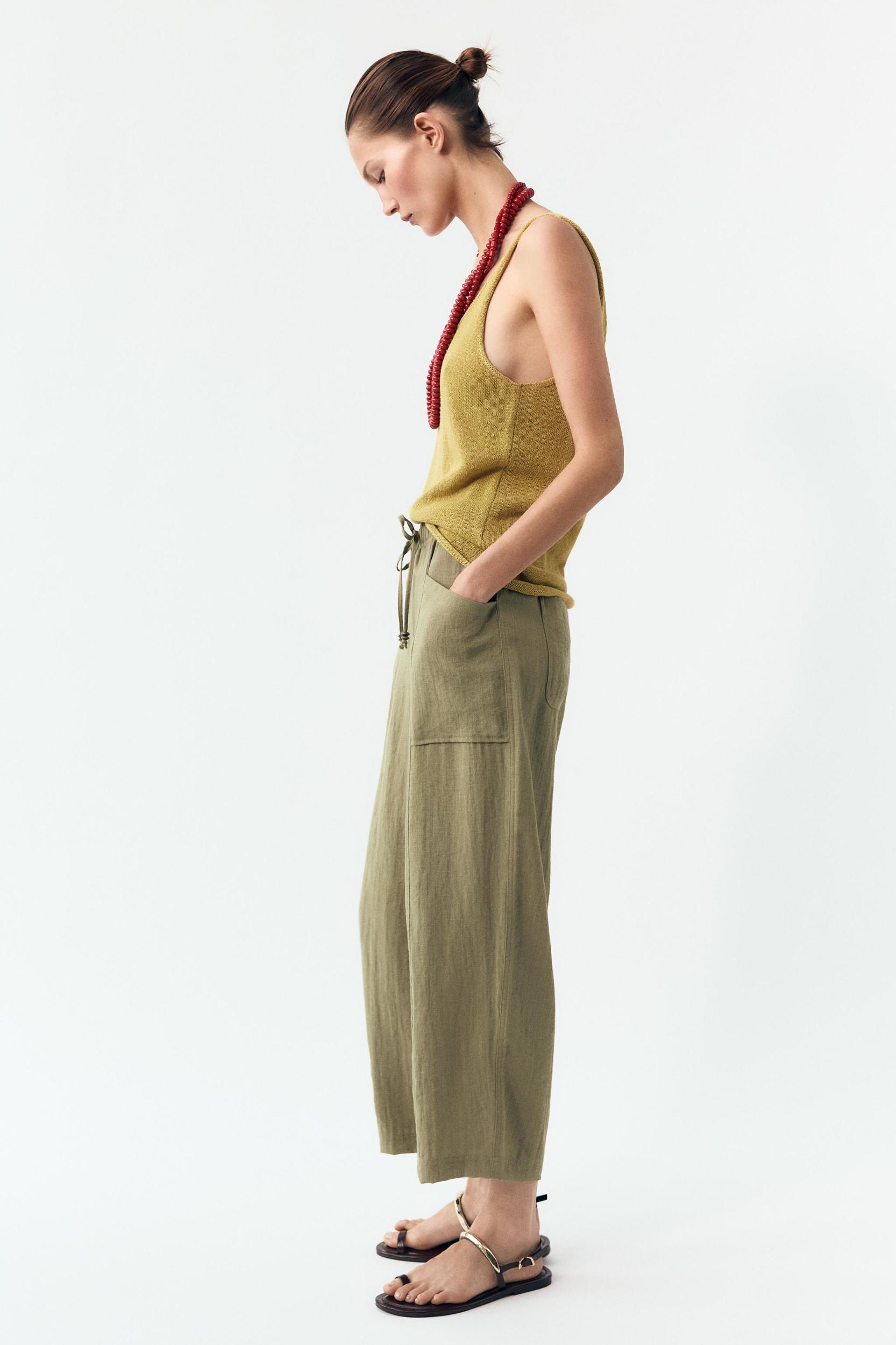 RUSTIC ELASTIC WAIST PANTS Product Image