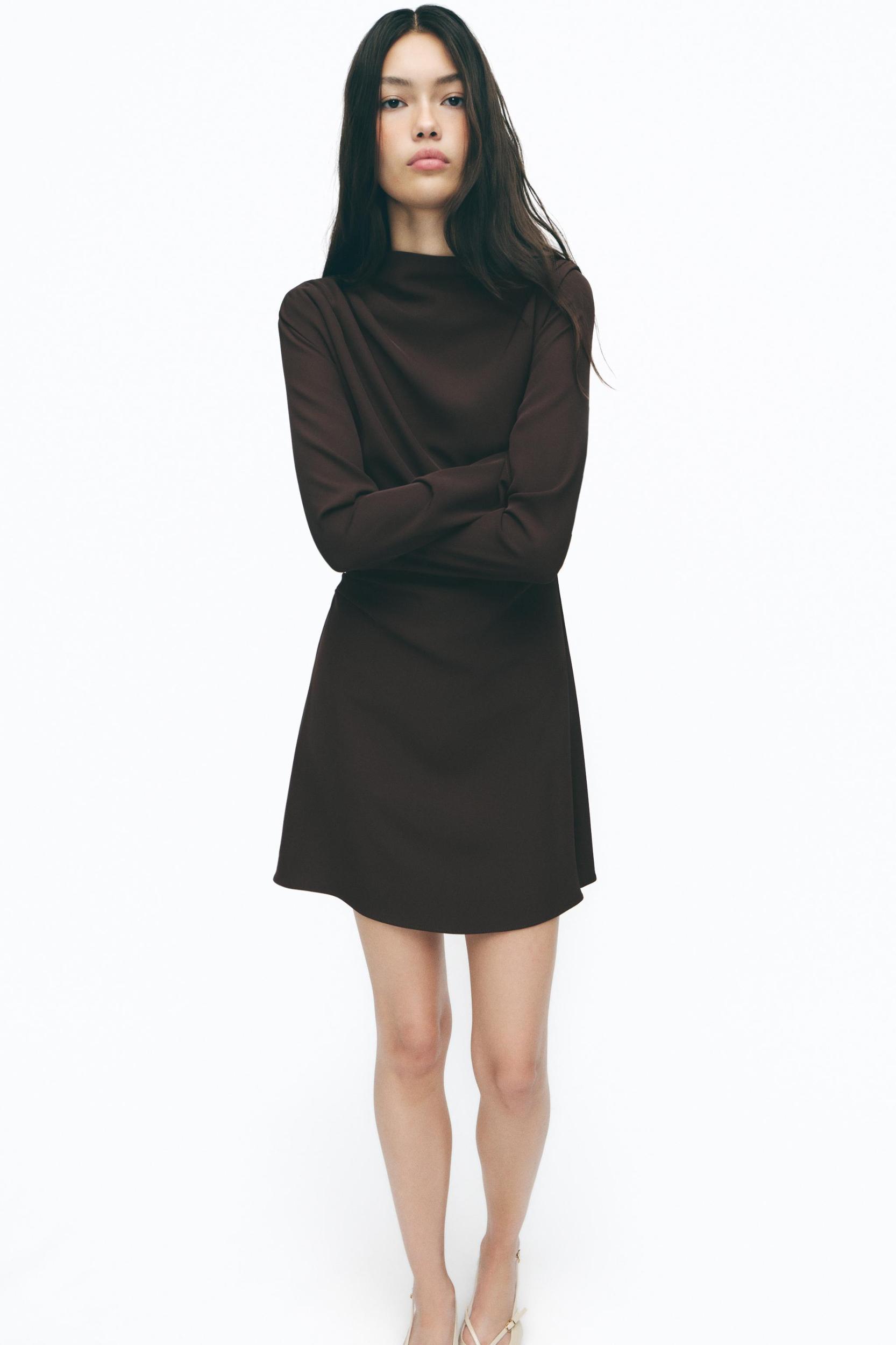 DRAPED MINI DRESS Product Image