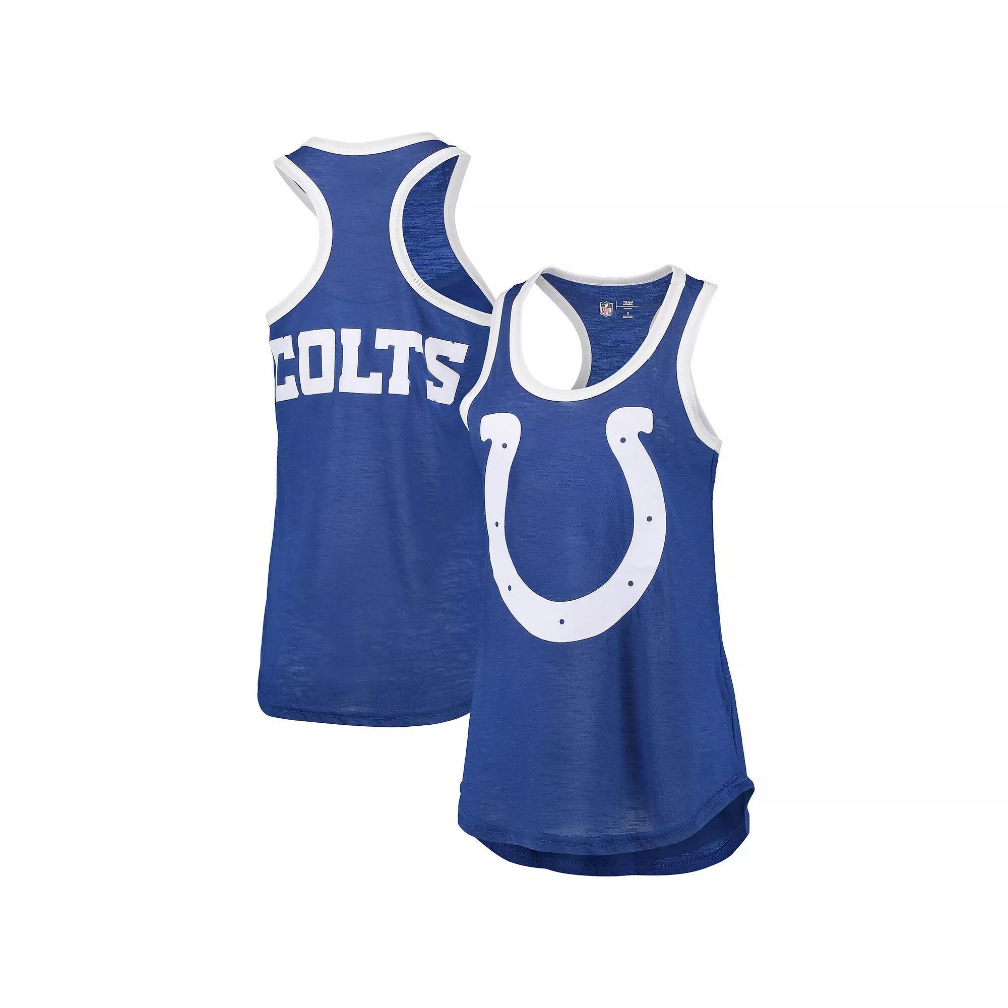 Womens G-III 4Her by Carl Banks Heather Royal Indianapolis Colts Tater Tank Top Product Image