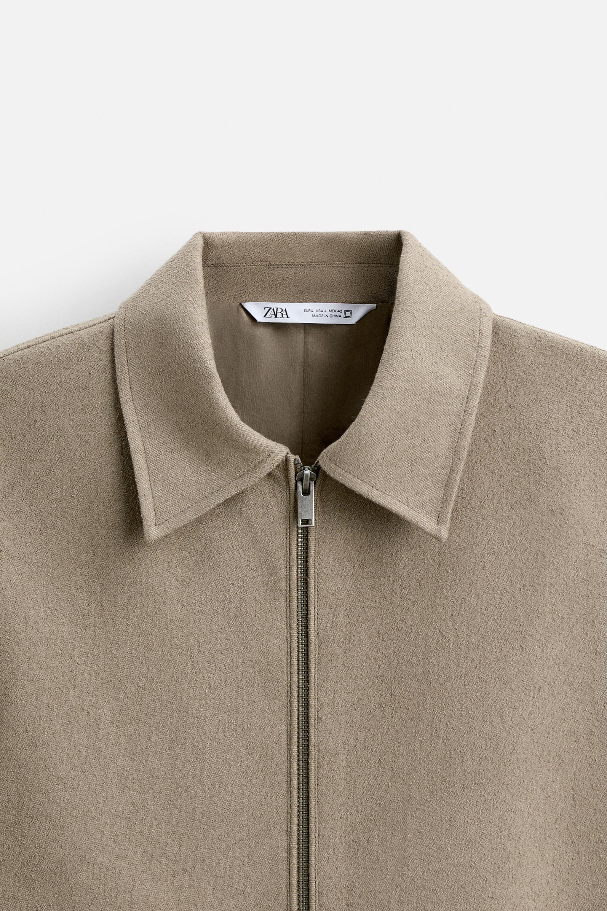 STRUCTURED TEXTURED OVERSHIRT Product Image