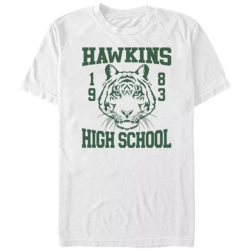 Big & Tall Stranger Things Hawkins High School Graphic Tee, Mens Product Image