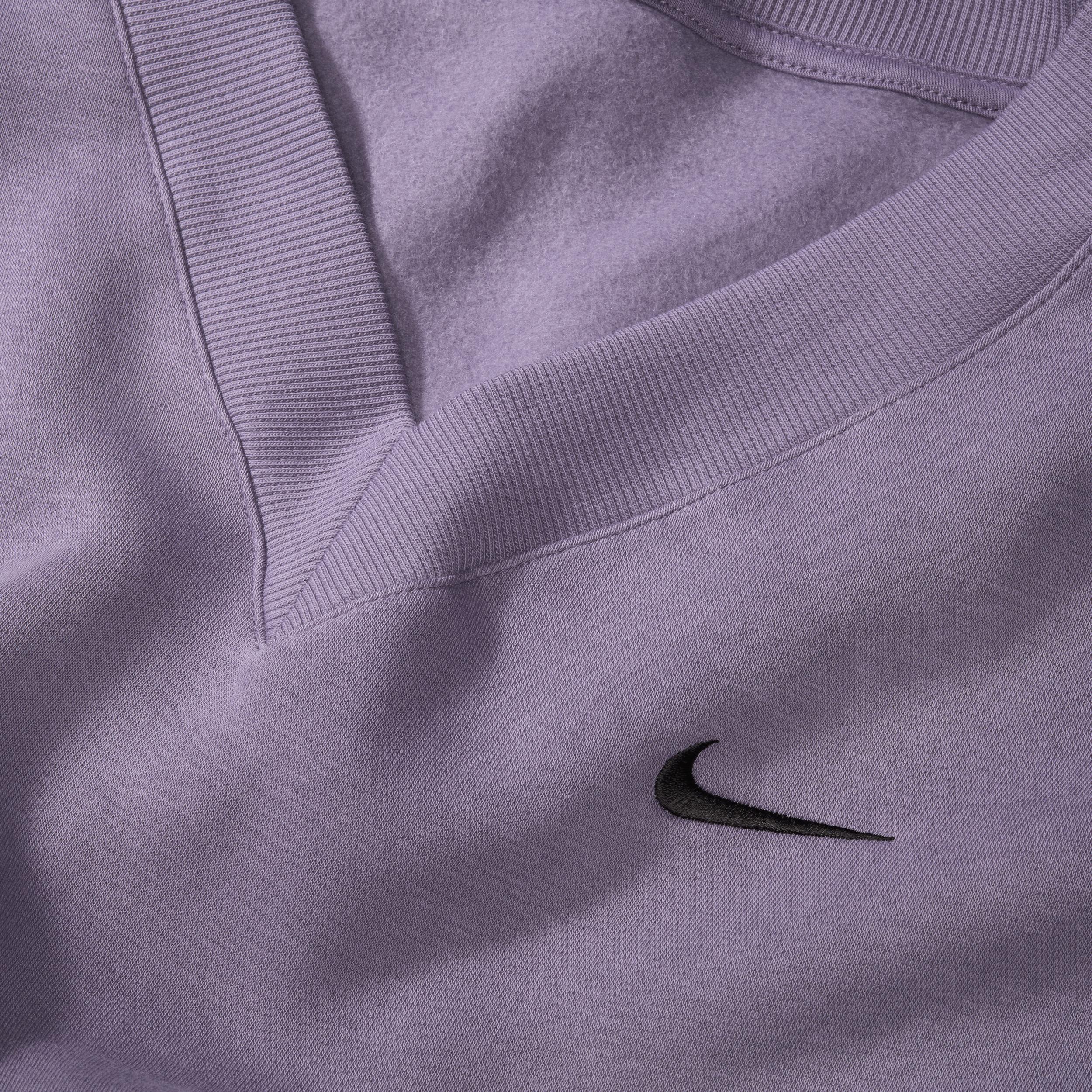 Nike Sportswear Phoenix Fleece Women's Oversized Cropped V-Neck Top (Plus Size) Product Image